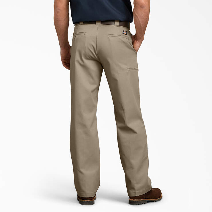 Relaxed Fit Double Knee Work Pants - Desert Sand (DS) image number 2