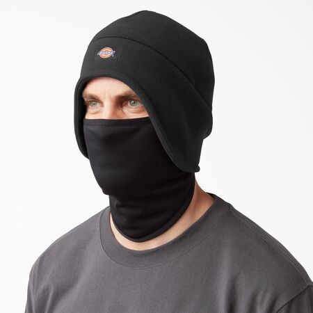 FLEX Fleece Hat with Mask - Black &#40;BK&#41;