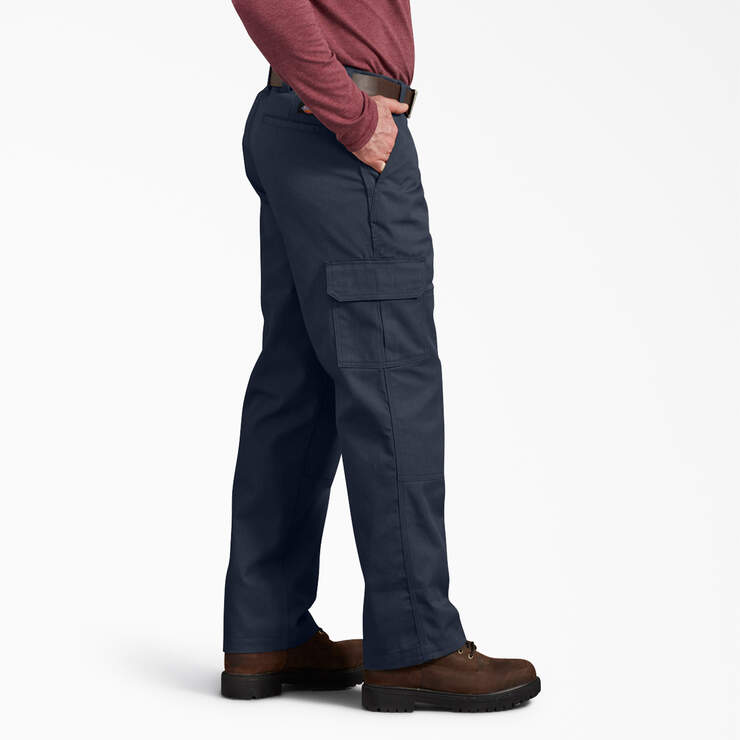 Active Waist Regular Fit Cargo Pants - Dark Navy (DN) image number 3