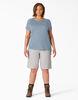 Women&#39;s Plus Size Cooling Short Sleeve T-Shirt - Fog Blue &#40;FE&#41;