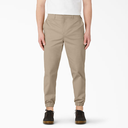 Cropped Jogger Work Pants - Khaki &#40;KH&#41;