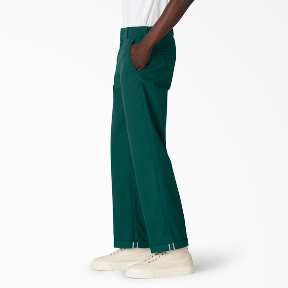 Twill Cuffed Work Pants - Forest Green &#40;FT&#41;