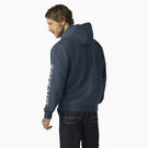 Water Repellent Sleeve Logo Hoodie - Airforce Blue &#40;AF&#41;