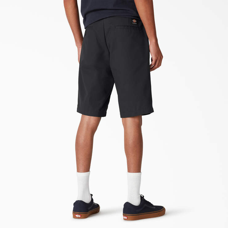 FLEX Skateboarding Slim Fit Shorts, 11" - Black (BK) image number 2