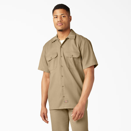 Short Sleeve Work Shirt - Khaki &#40;KH&#41;