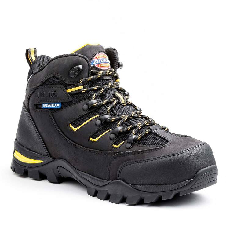 Men's Sierra Steel Toe Work Boots Black - Black (BLK) image number 1