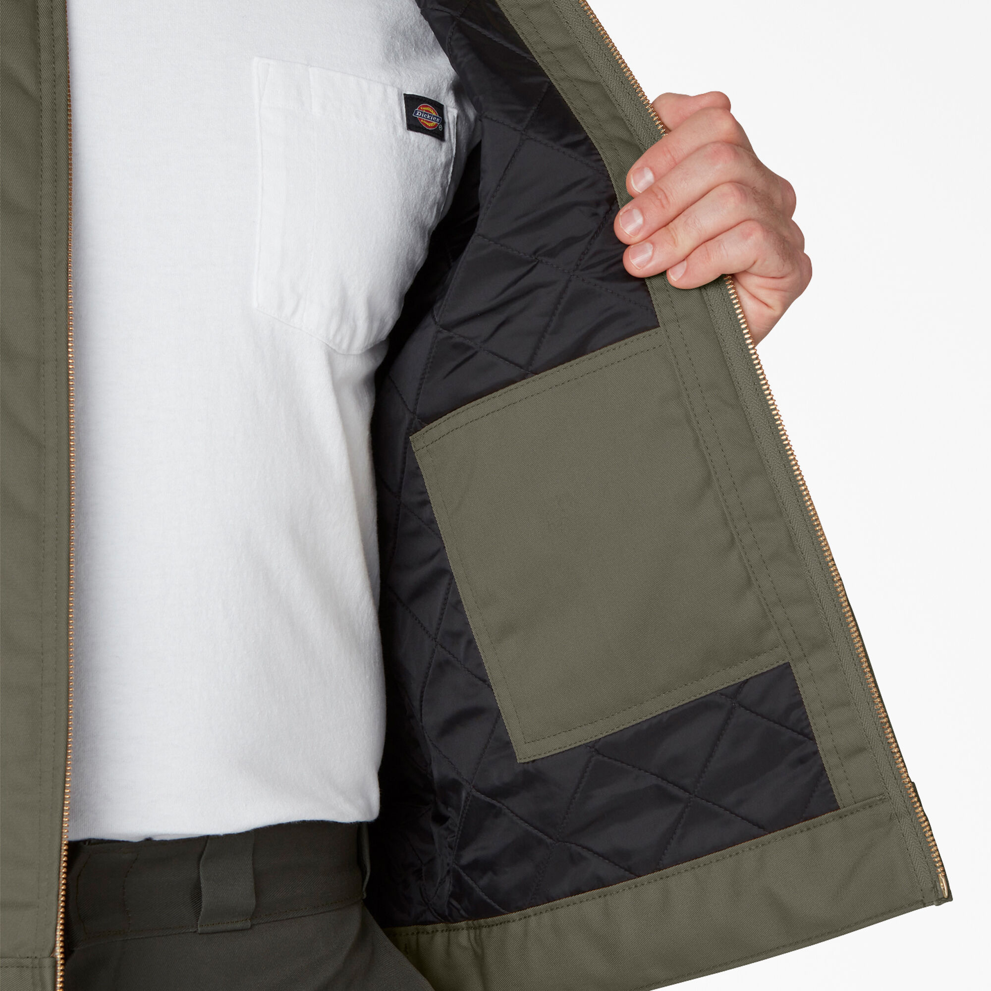 Lined Eisenhower Jacket For Men , Moss Green | Dickies