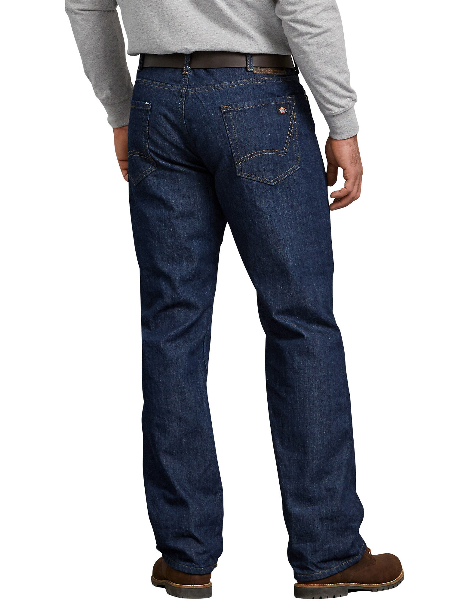 relaxed fit flannel lined work pants