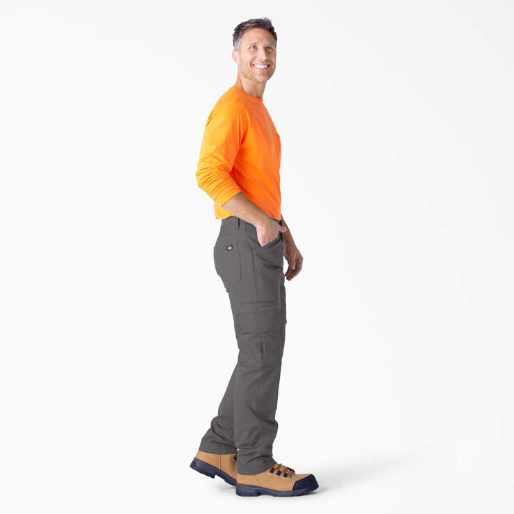 FLEX DuraTech Relaxed Fit Duck Cargo Pants - Slate Gray (SL) image number 5