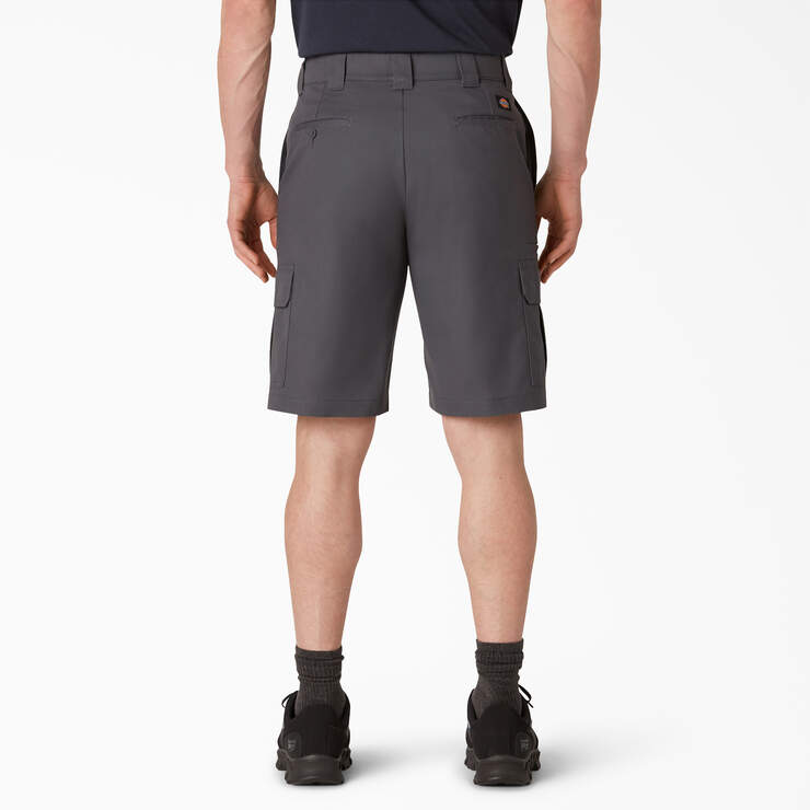 FLEX Cooling Active Waist Regular Fit Cargo Shorts, 11" - Charcoal Gray (CH) image number 2