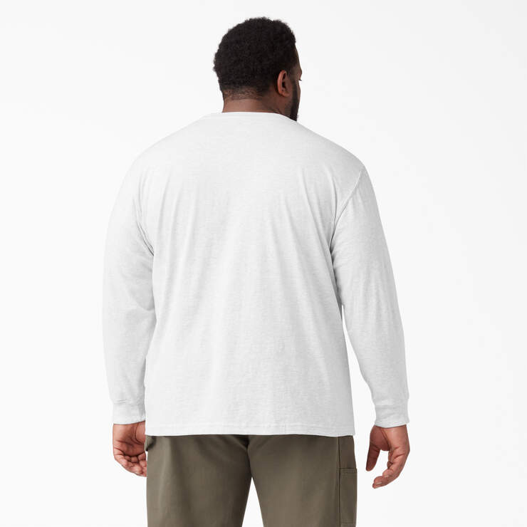 Heavyweight Long Sleeve Pocket T-Shirt - Ash Gray (AG) image number 5