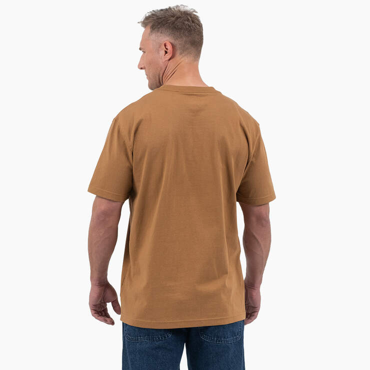 Short Sleeve Tri-Color Logo Graphic T-Shirt - Brown Duck (BD) image number 2