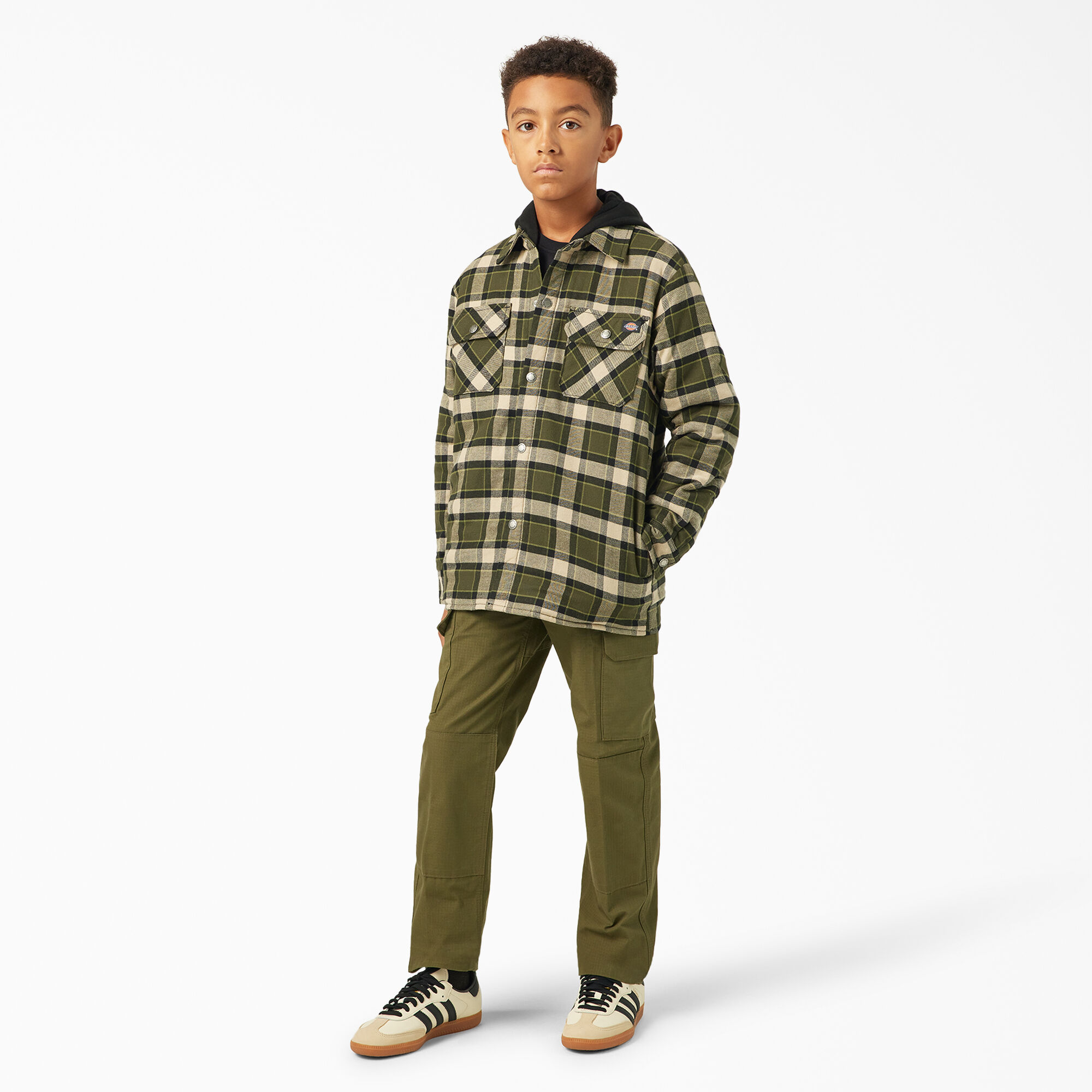 Boys Flannel Shirt Jacket Dickies US