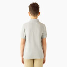 Kids&#39; Piqu&eacute; Short Sleeve Polo, 4-20 - Heather Gray &#40;HG&#41;