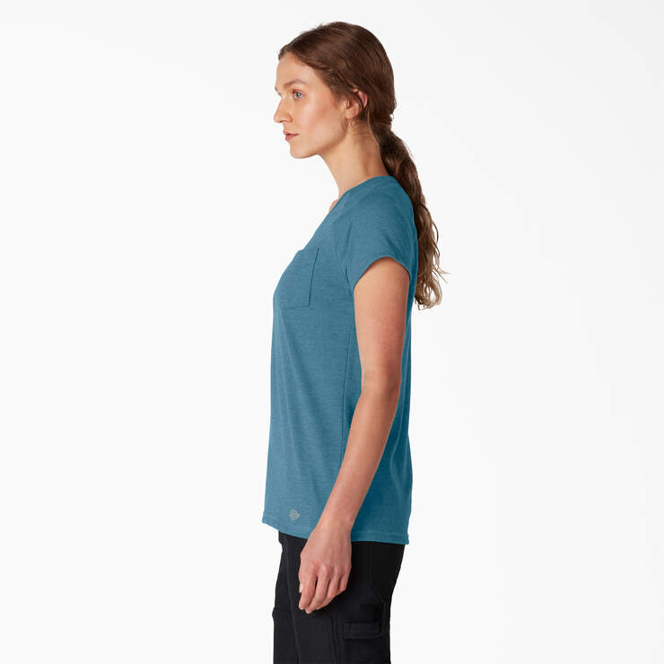 Women's Cooling Short Sleeve Pocket T-Shirt - Deep Sky (ESD) image number 3