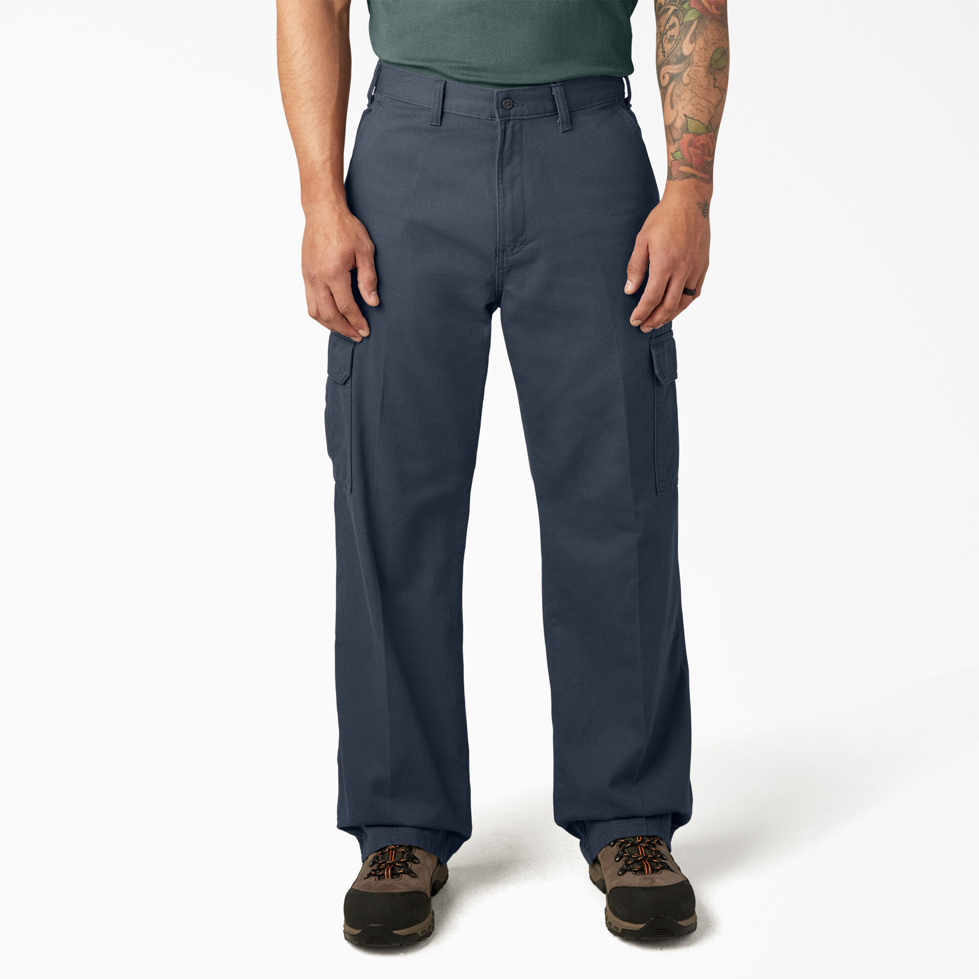 dickies cargo pants blue