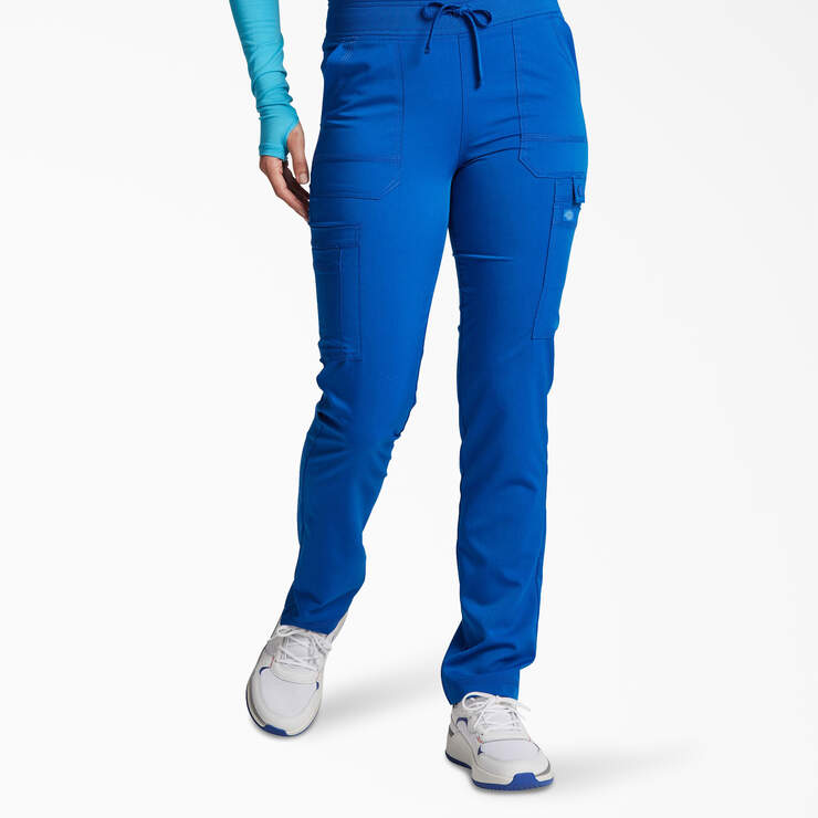 Women's Balance Cargo Scrub Pants - Royal Blue (RB) image number 4