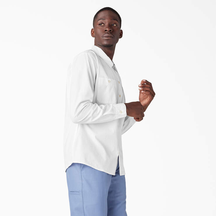 Dickies Premium Collection Service Shirt - White (WH) image number 4