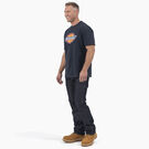 Short Sleeve Tri-Color Logo Graphic T-Shirt - Dark Navy &#40;DN&#41;