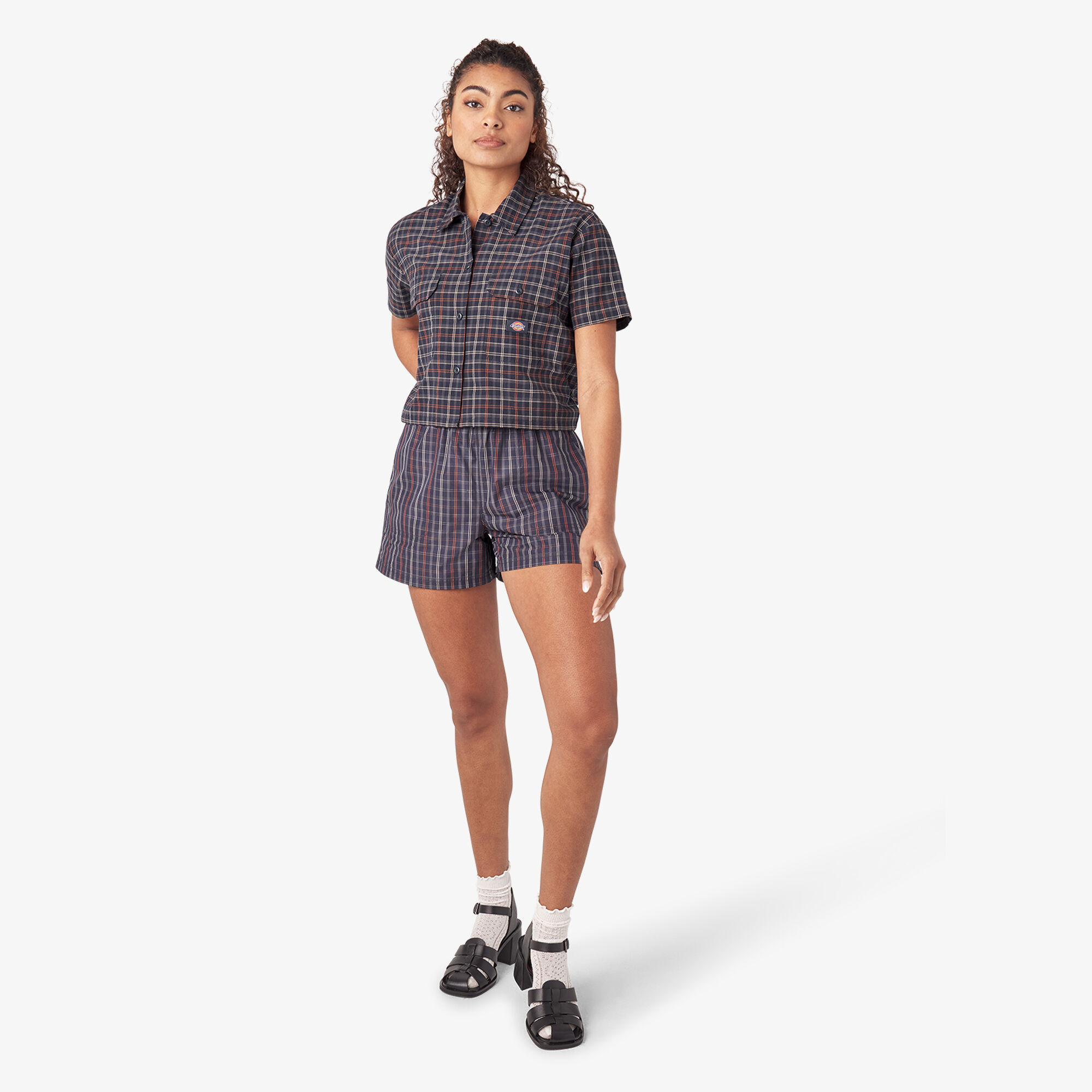 新作ウエア Cropped Surry Women's Work US Dickies - Shirt Clothing