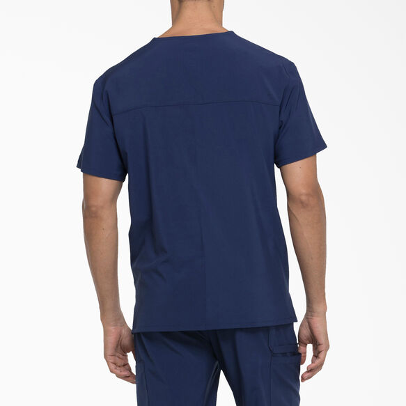 Men&#39;s EDS Essentials V-Neck Scrub Top with Patch Pockets - Navy Blue &#40;NYPS&#41;