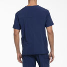 Men&#39;s EDS Essentials V-Neck Scrub Top with Patch Pockets - Navy Blue &#40;NYPS&#41;