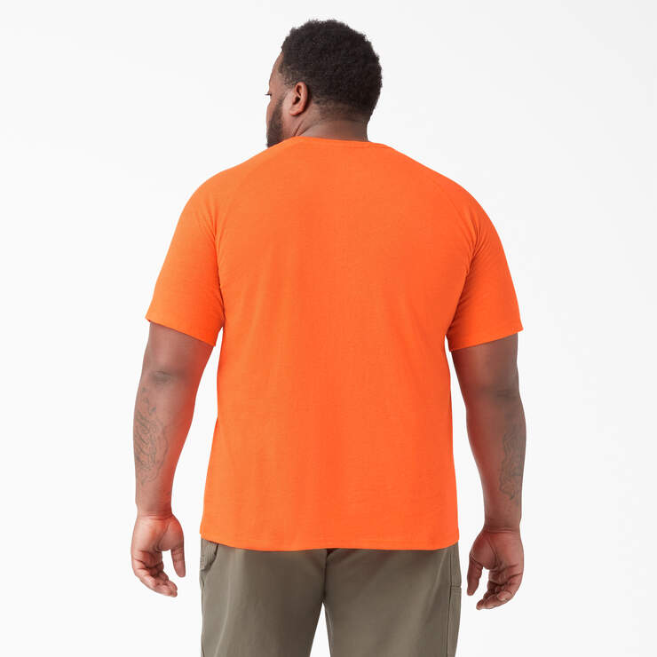 Cooling Short Sleeve Pocket T-Shirt - Bright Orange (BOD) image number 5