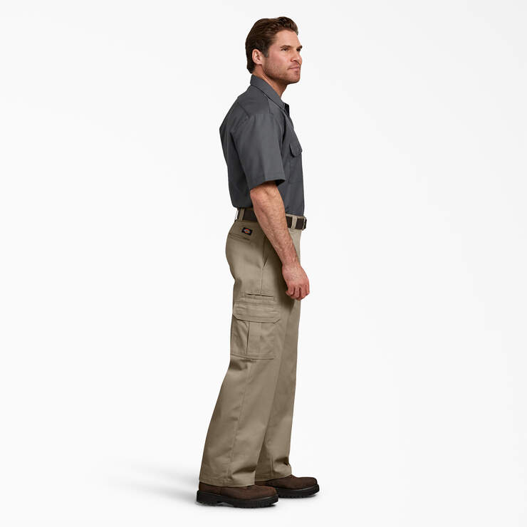 FLEX Relaxed Fit Cargo Pants - Desert Sand (DS) image number 6