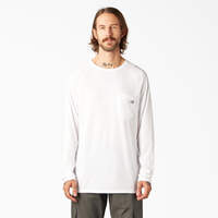 Cooling Long Sleeve Pocket T-Shirt - White (WH)