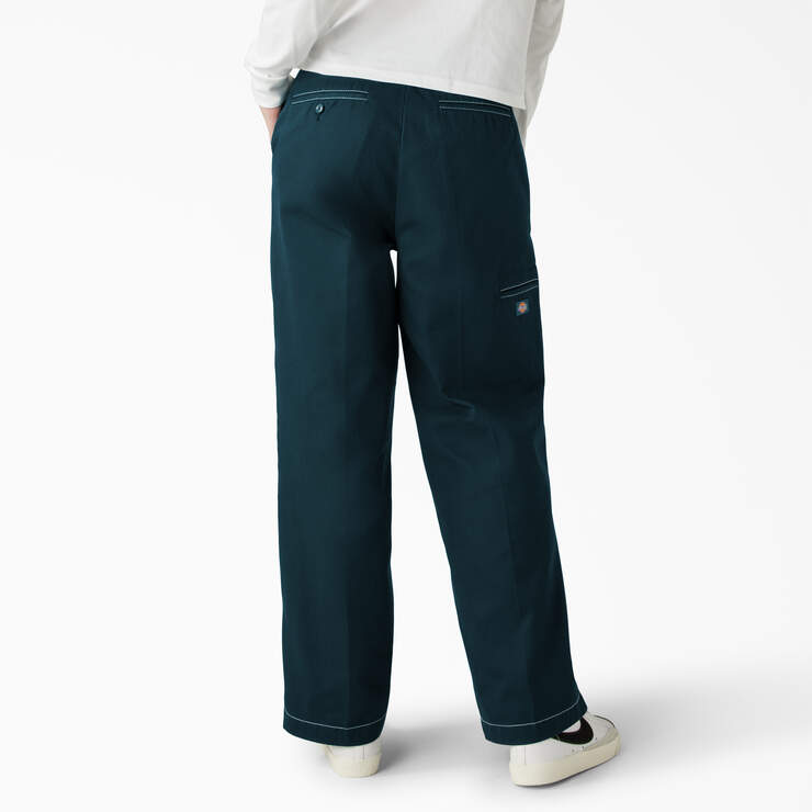 Women’s Relaxed Fit Double Knee Pants - Reflecting Pond (YT9) image number 2