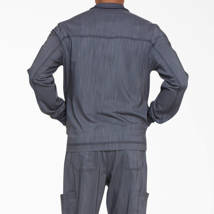 Men's Advance Two-Tone Twist Scrub Jacket - Pewter Gray (PEW) image number 2