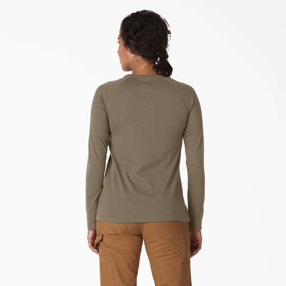 Women&#39;s Cooling Long Sleeve T-Shirt - Military Green Heather &#40;MLD&#41;
