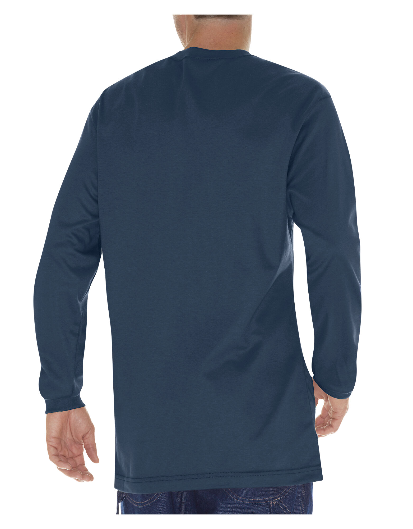 long sleeve navy tee