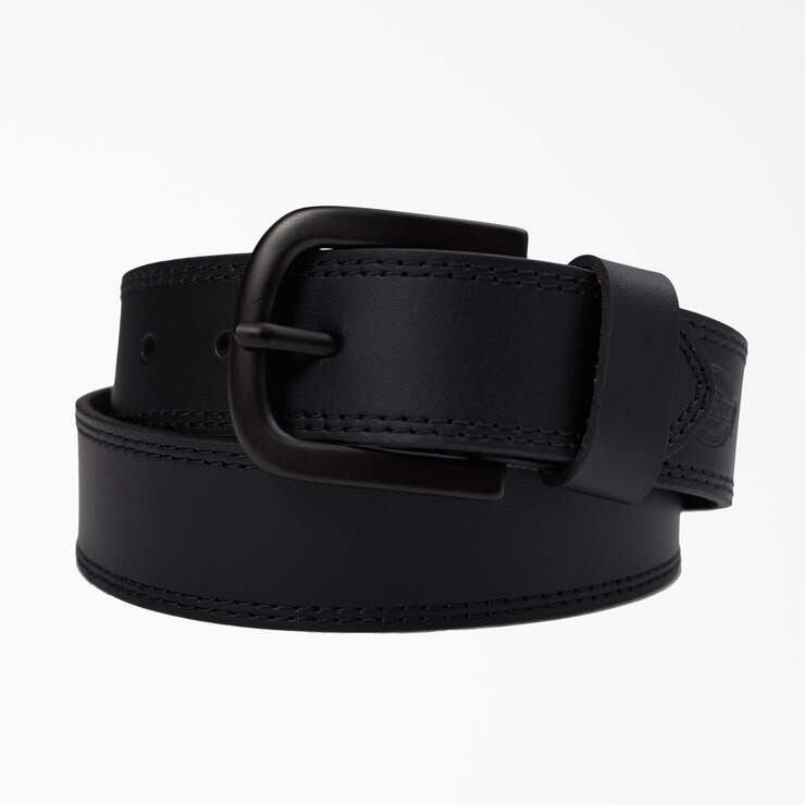 Casual Leather Belt - Black (BK) image number 1