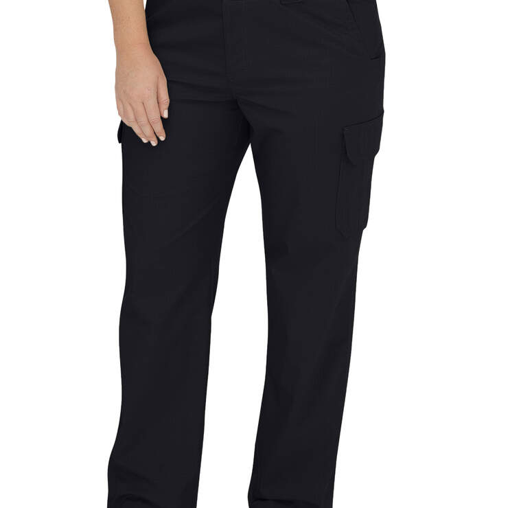Women's Stretch Ripstop Tactical Pants - Black (BK) image number 1