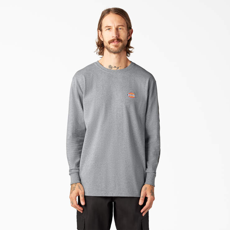 Long-Sleeve Graphic T-Shirt - Heather Gray (HG) image number 1