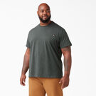 Heavyweight Heathered Short Sleeve Pocket T-Shirt - Hunter Green &#40;GHH&#41;