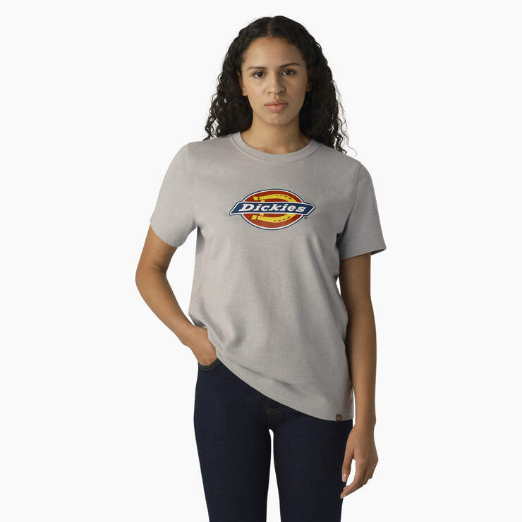 Women's Heavyweight Logo T-Shirt - Heather Gray (H2) image number 1