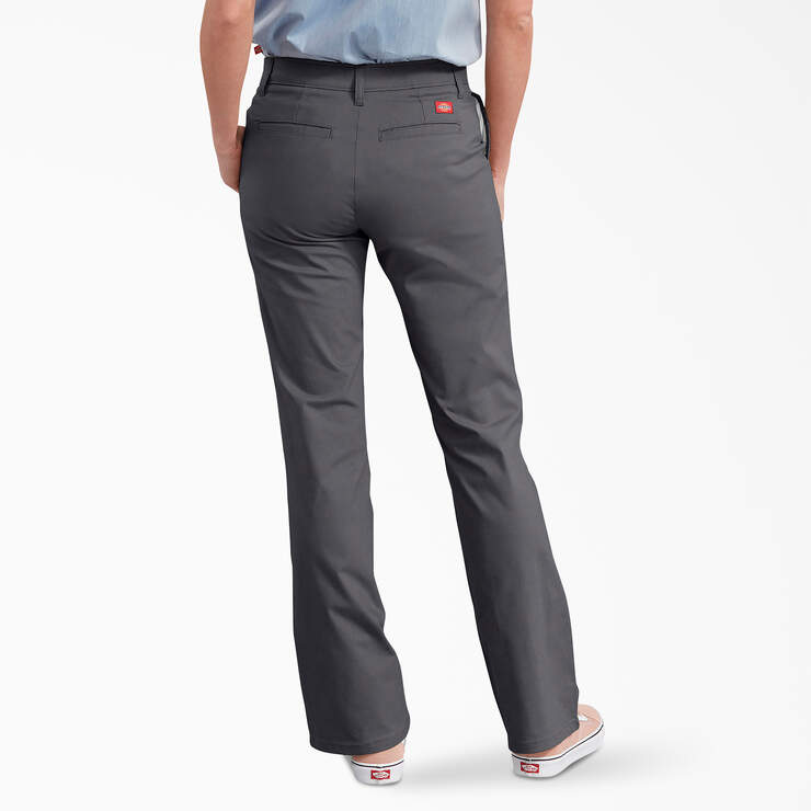 Women's FLEX Slim Fit Bootcut Pants - Charcoal Gray (CH) image number 2