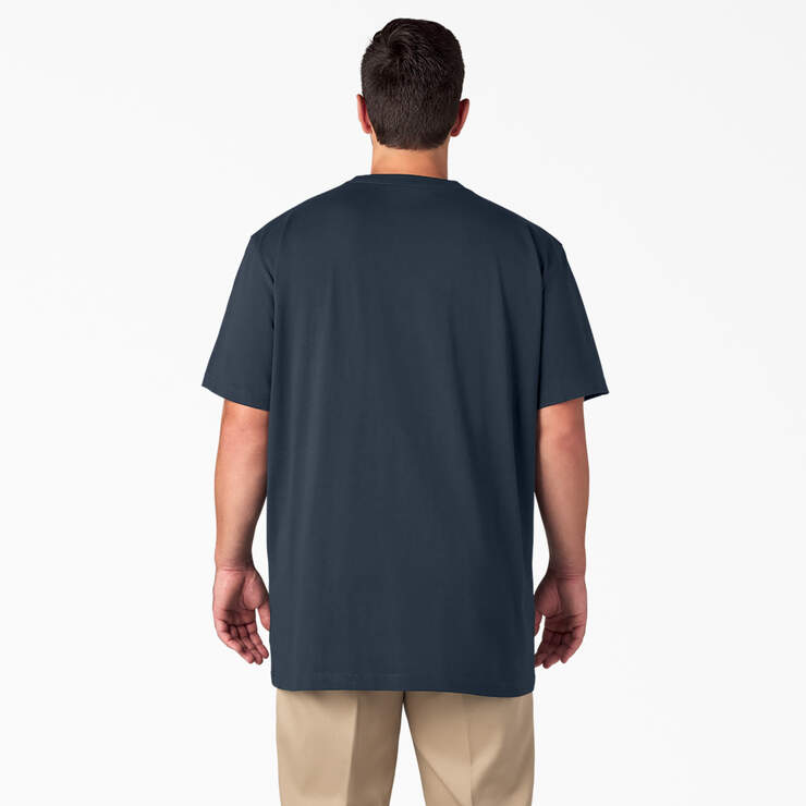 Heavyweight Short Sleeve Pocket T-Shirt - Dark Navy (DN) image number 5
