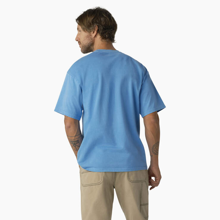 Bandon Short Sleeve T-Shirt - Azure Blue Pigment Wash (AWG) image number 2