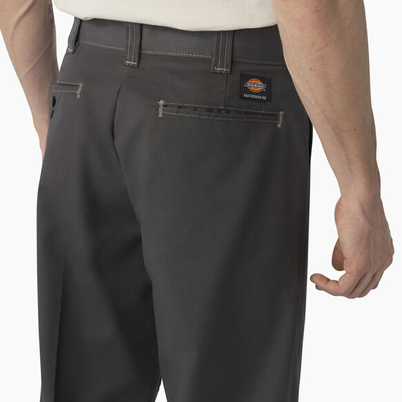 Dickies Skateboarding Double Knee Pants - Charcoal w/ Gray Stitching &#40;HCG&#41;