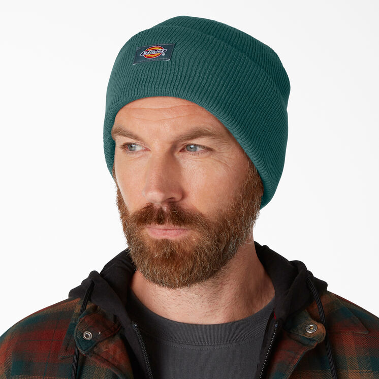 Cuffed Knit Beanie - Lincoln Green (LN)