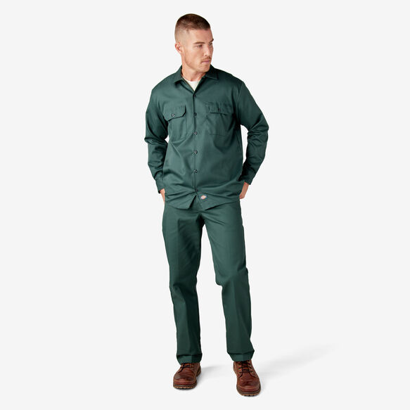 Long Sleeve Work Shirt - Hunter Green &#40;GH&#41;