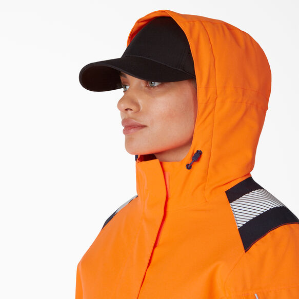 Women&#39;s Hi Vis Insulated Performance Jacket - Orange &#40;OR&#41;