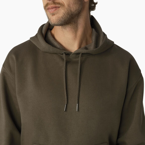 Water Repellent Sleeve Logo Hoodie - Moss Green &#40;MS&#41;