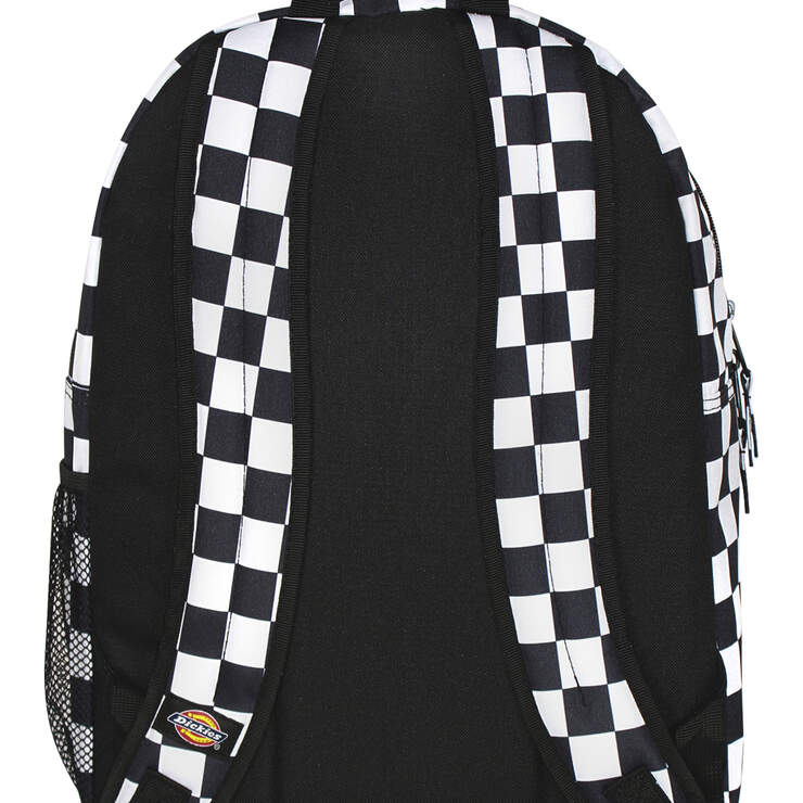 Student Black Checkered Backpack - Black White Checkered (CBW) image number 2