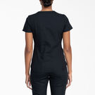 Women&#39;s EDS Signature V-Neck Scrub Top - Black &#40;BLK&#41;