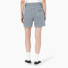 Women&#39;s Hickory Stripe Shorts, 5&quot; - Airforce Blue &#40;AF&#41;