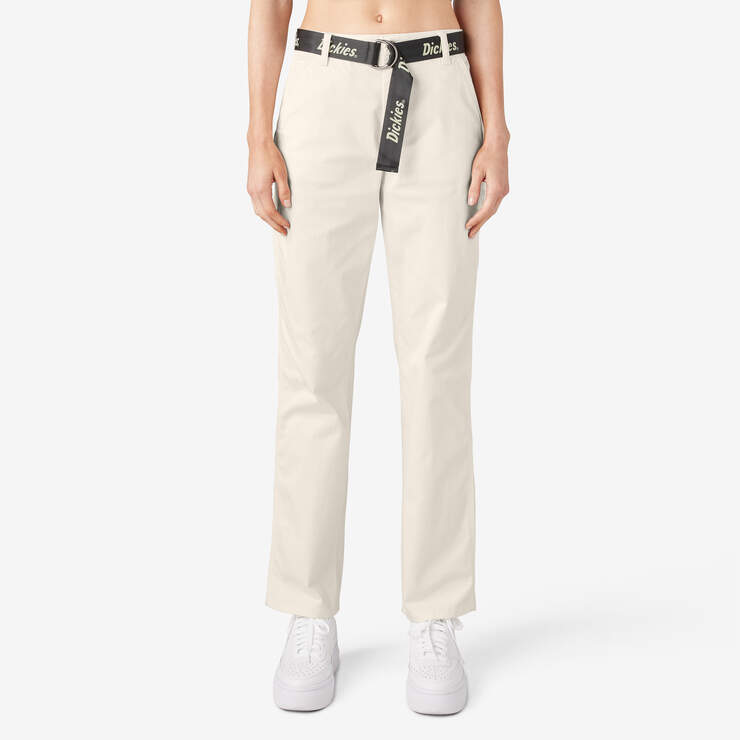 Women's Relaxed Fit Carpenter Pants - Cloud (CL9) image number 1